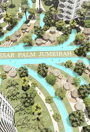 Квартира с 2 спальнями в жилом комплексе Caesar Palm Jumeirah